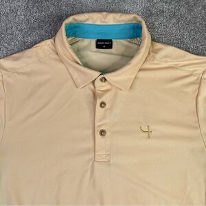 Short Par 4 Shirt Men’s Medium Short Sleeve Polo Performance Logo Golf